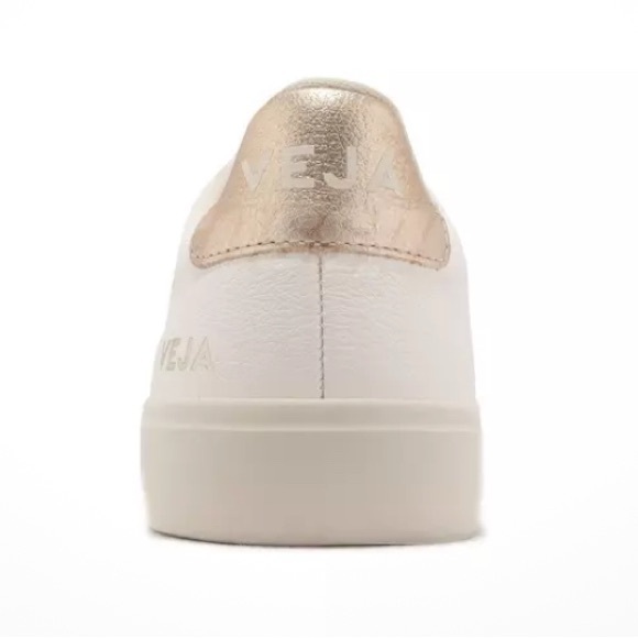 VEJA Recife Logo Chromefree Leather Extra White Platine Sneakers Size 9 - Picture 9 of 16